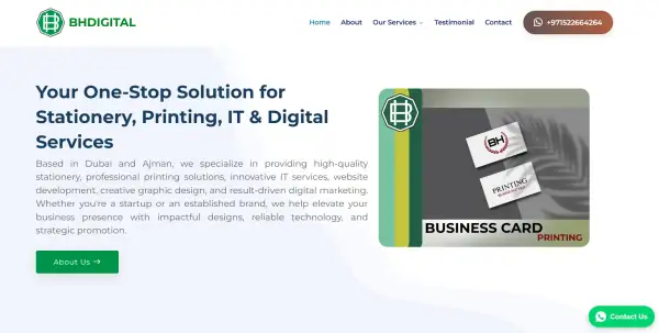 BH-Digital — Multi-Service Business Website